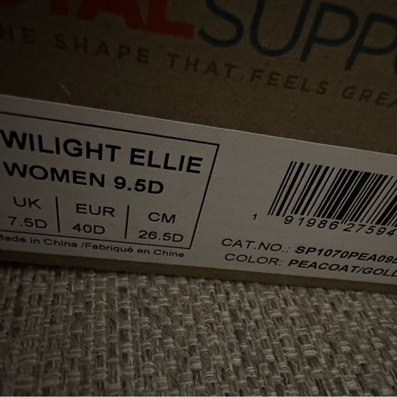 New Spenco Twilight Ellie 9.5D in Peacoat/Gold Sandals CCO PRICE Drop 7/13 - Picture 15 of 15